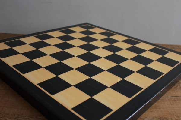 Ebony Chess Board with Rosewood Border - 2in Squares - ChessBaron Chess  Sets Canada - Call (213) 325 6540