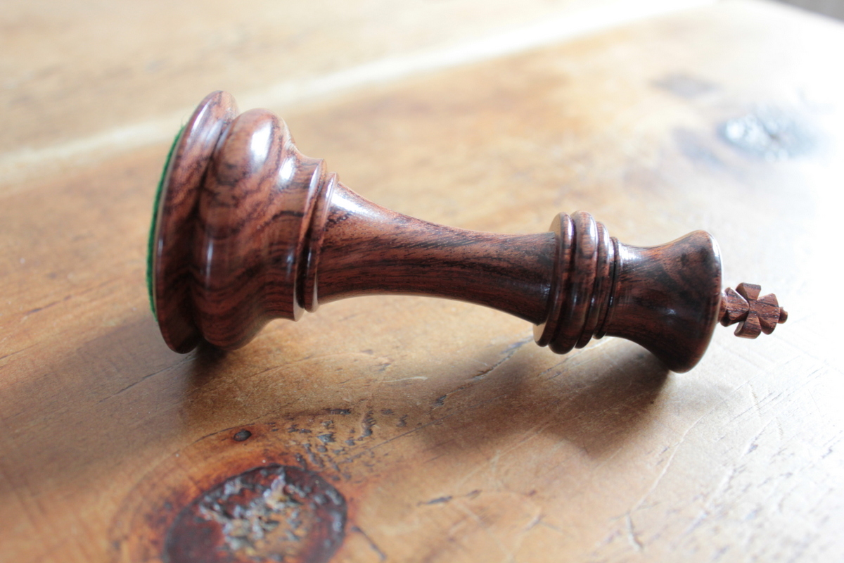 The Mayfield Triple Weighted Chess Pieces in Cocobolo