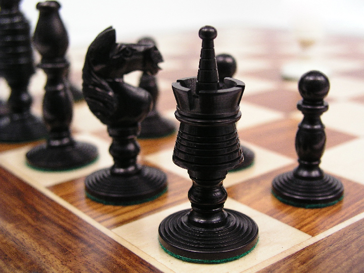 Ebony Chess Board with Rosewood Border - 2in Squares - ChessBaron Chess  Sets Canada - Call (213) 325 6540