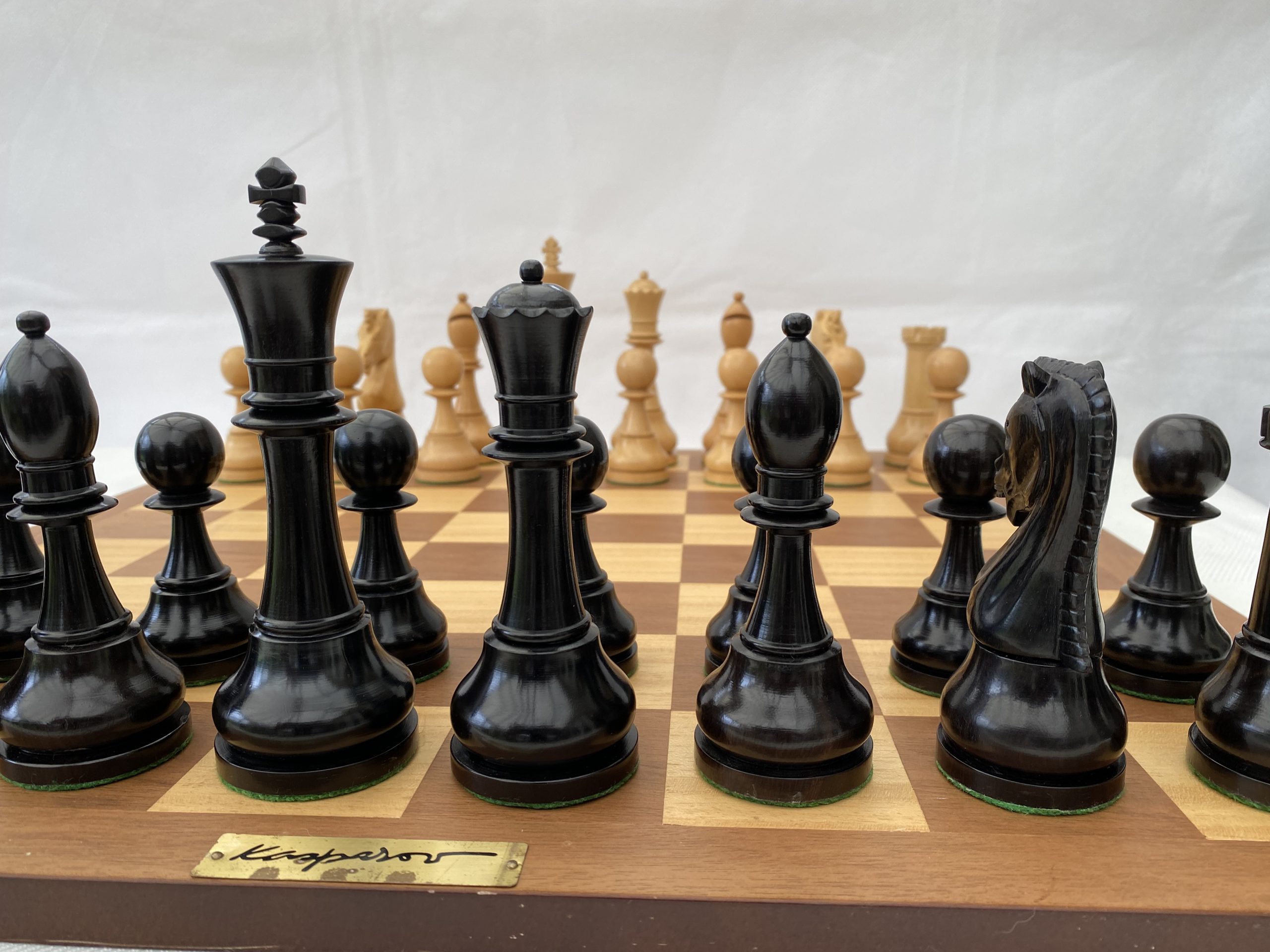 Ebony Chess Board with Rosewood Border - 2in Squares - ChessBaron Chess  Sets Canada - Call (213) 325 6540