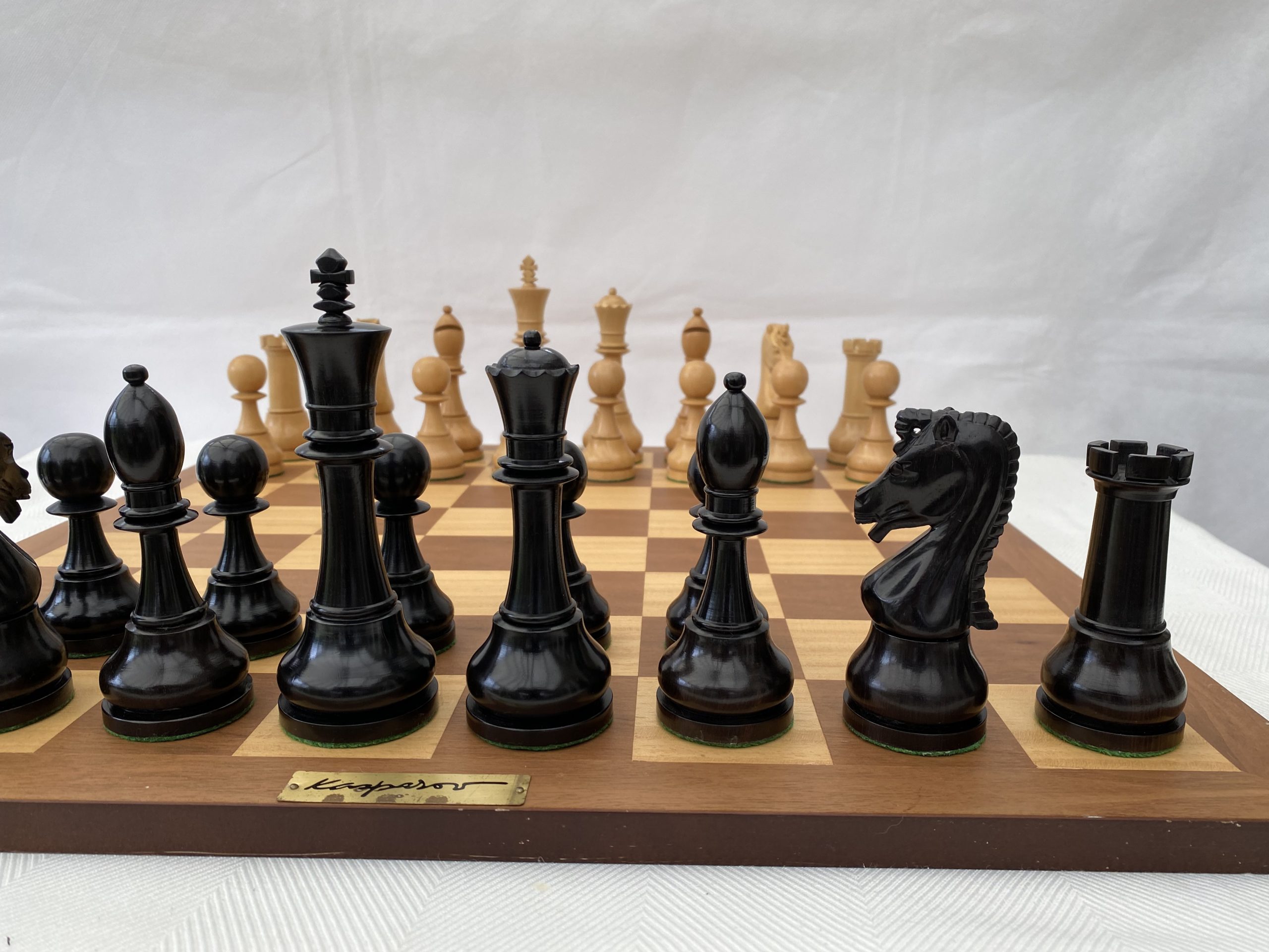 Ebony Chess Board with Rosewood Border - 2in Squares - ChessBaron Chess  Sets Canada - Call (213) 325 6540