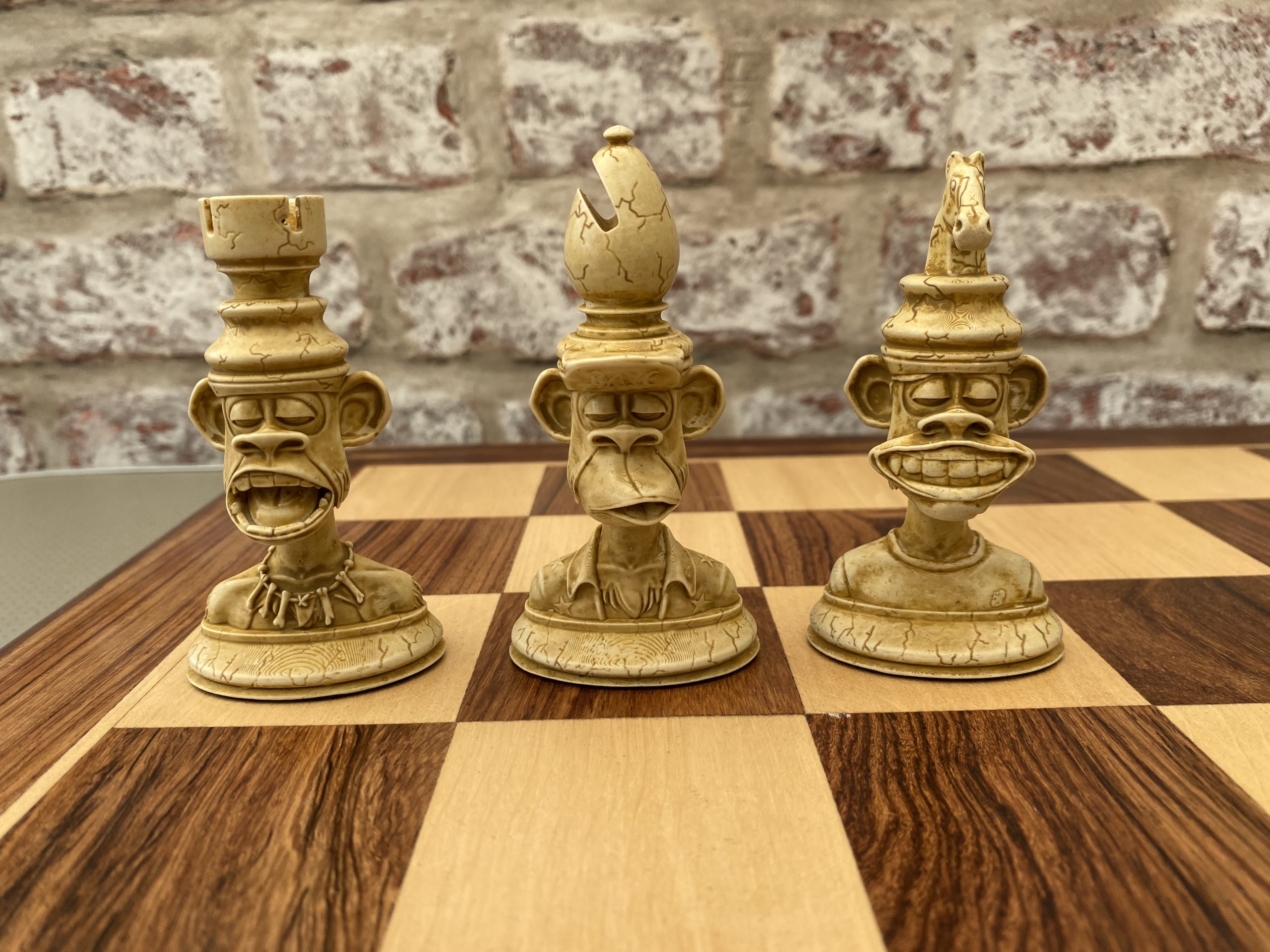 The Mayfield Ebonized Triple Weighted Chess Pieces - ChessBaron Chess Sets  USA - Call (213) 325 6540