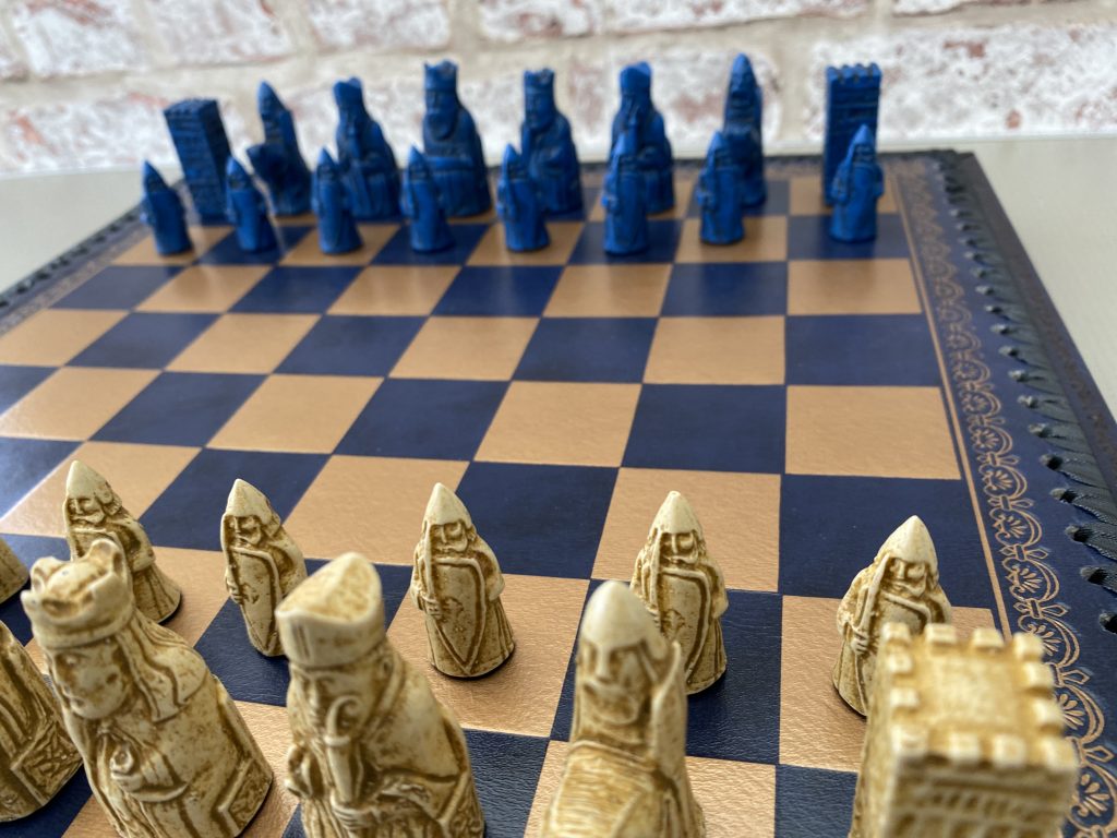 Mini Isle of Lewis Chess+ with matching Italfama Board - ChessBaron ...