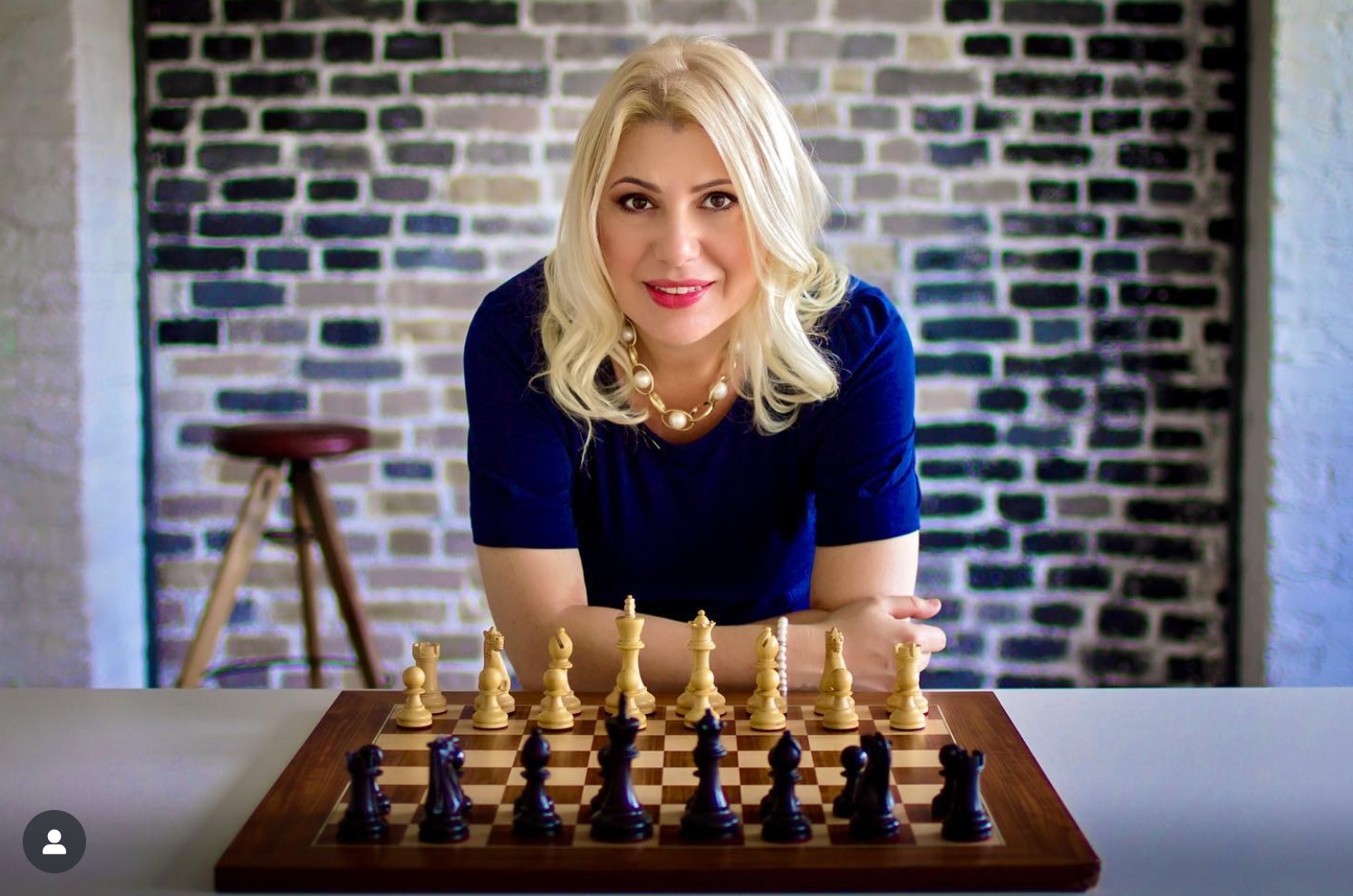 The Judit Polgar Ebonized Chess Set