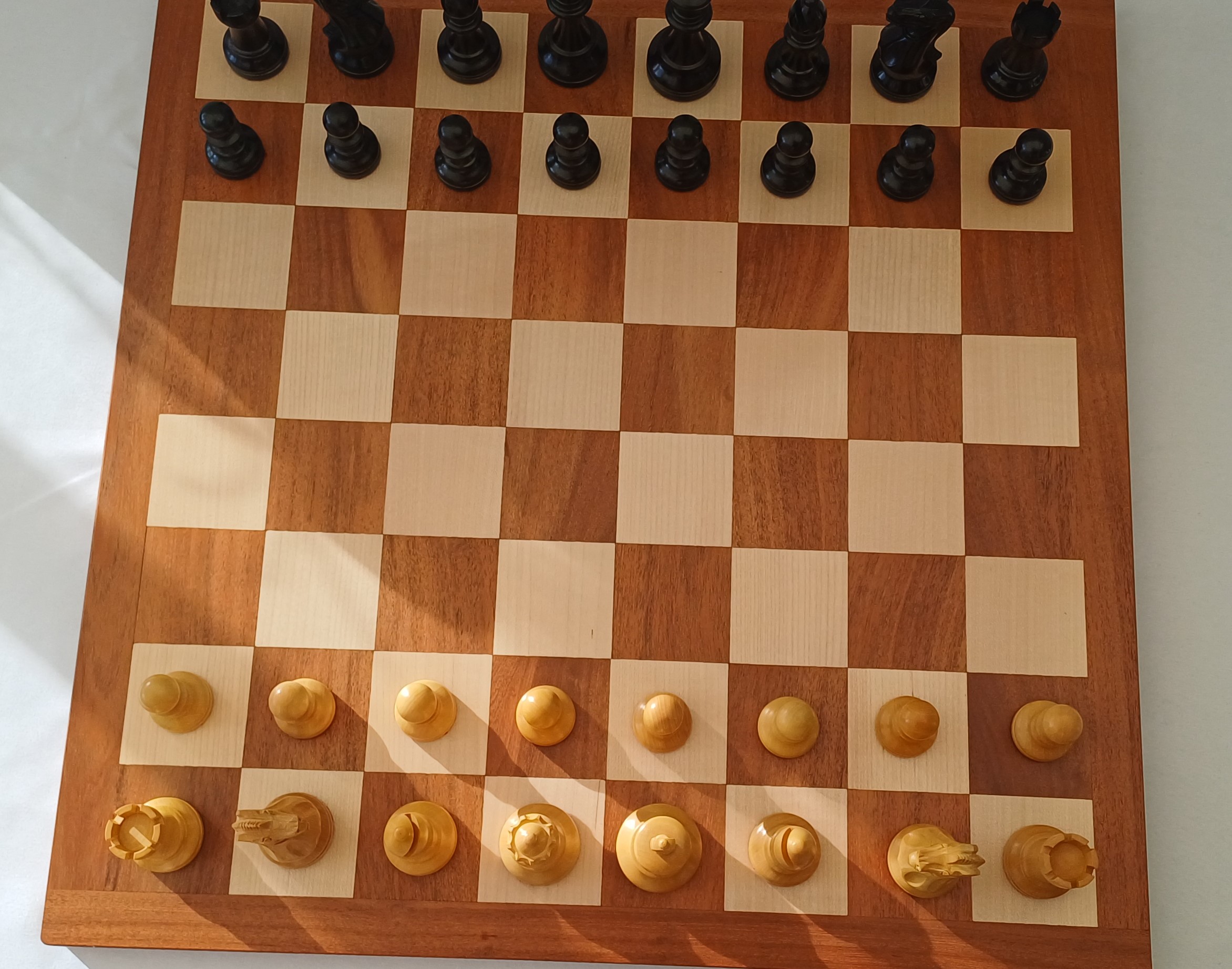 The Judit Polgar Ebonized Chess Set