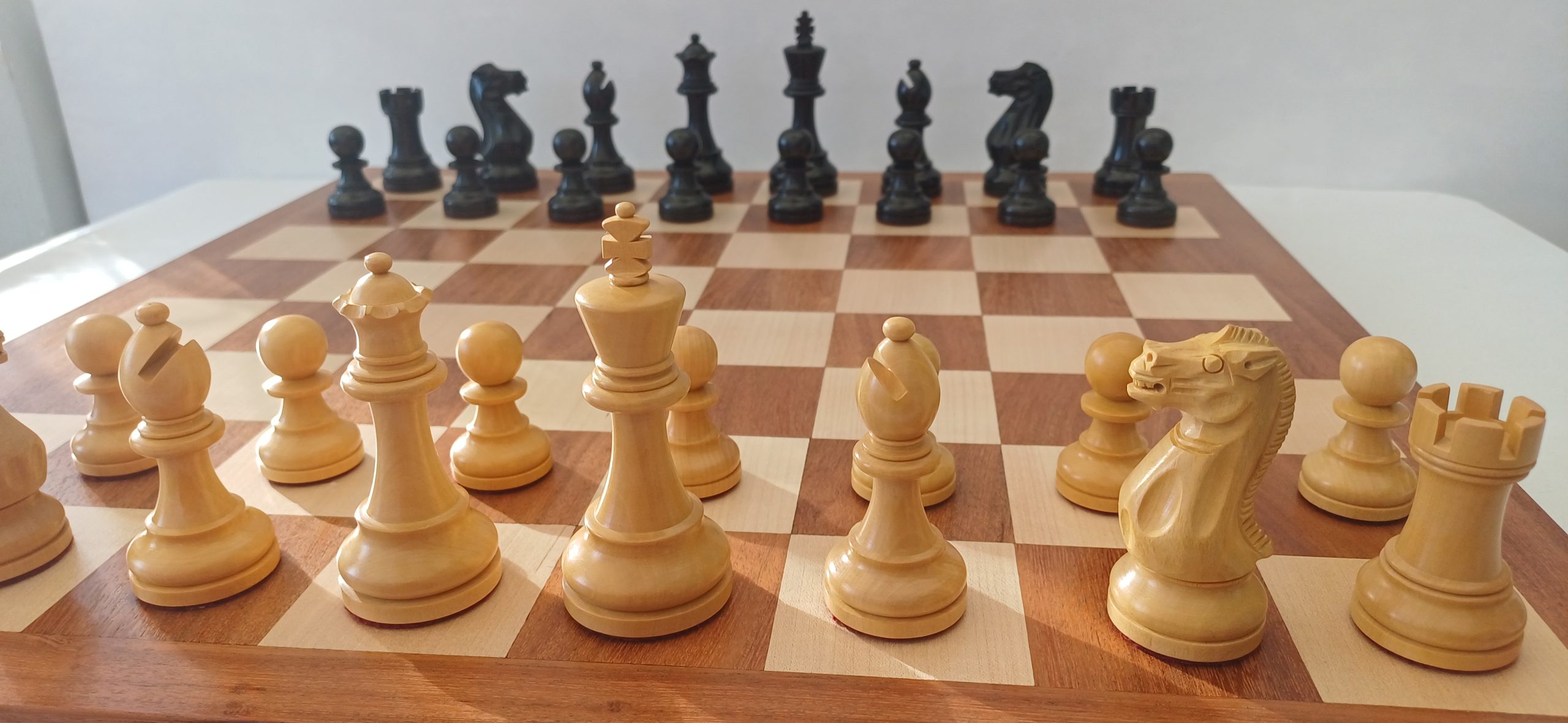 The Judit Polgar Ebonized Chess Set