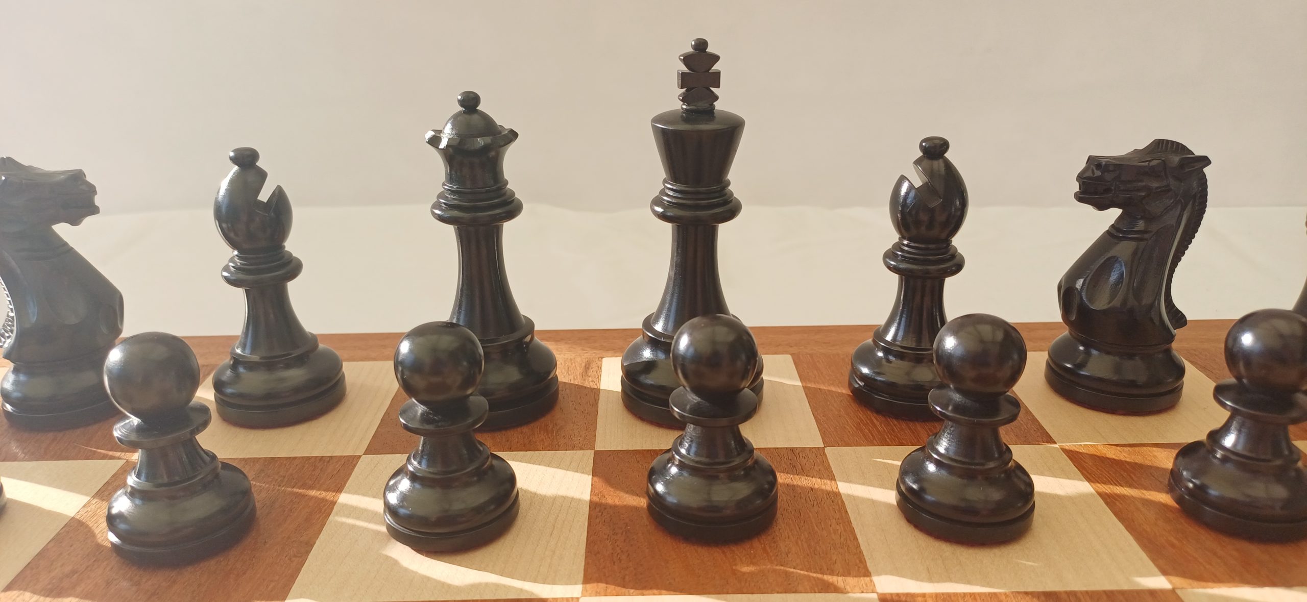 The Judit Polgar Ebonized Chess Set