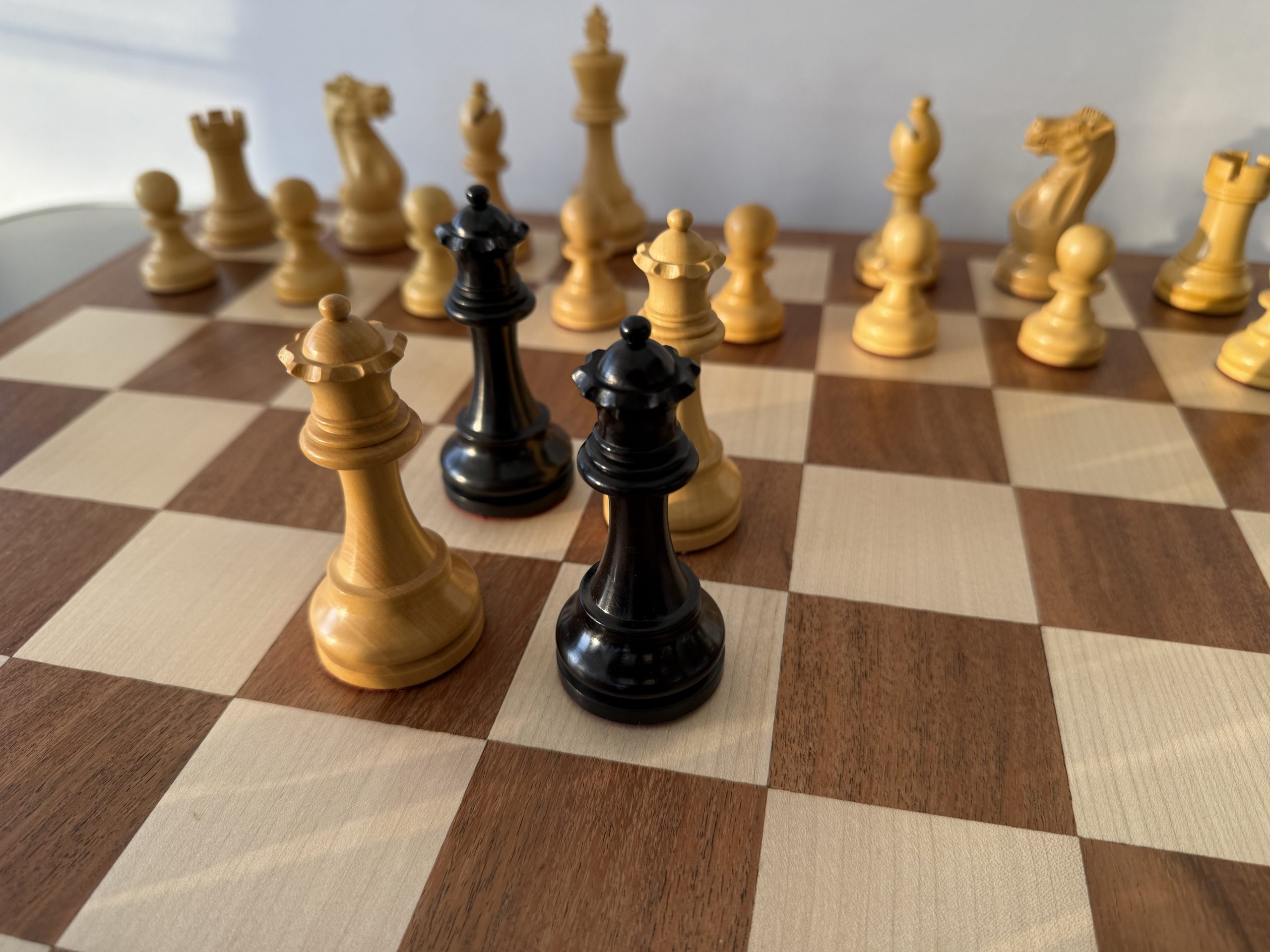 The Judit Polgar Ebonized Chess Set